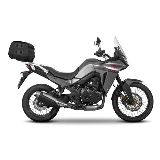 TR50 Soft adventure luggage set mounted on Honda Transalp 750 - Perfect for travel