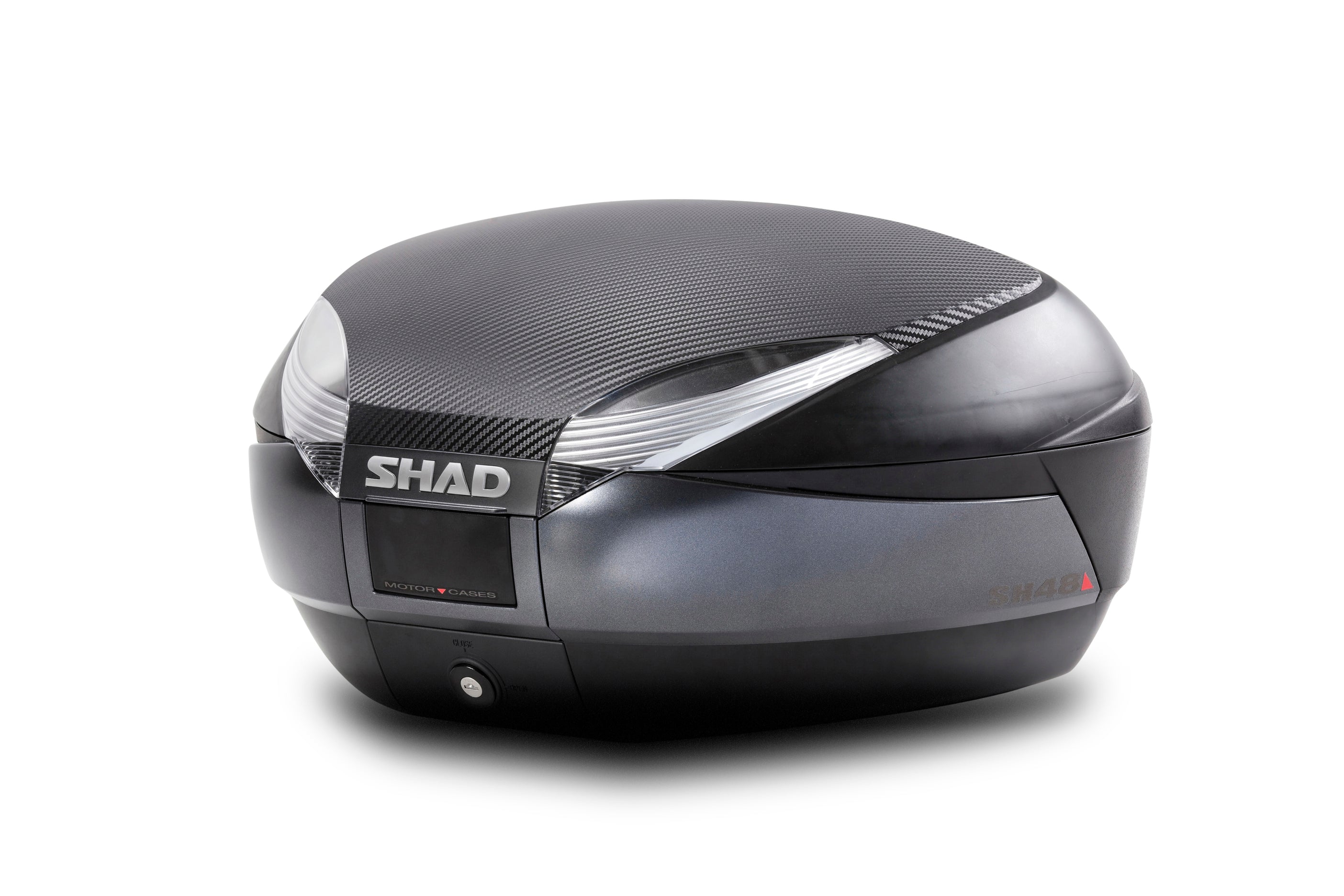 SH48 Top Case Silver: Secure Dual Helmet Storage | SHAD